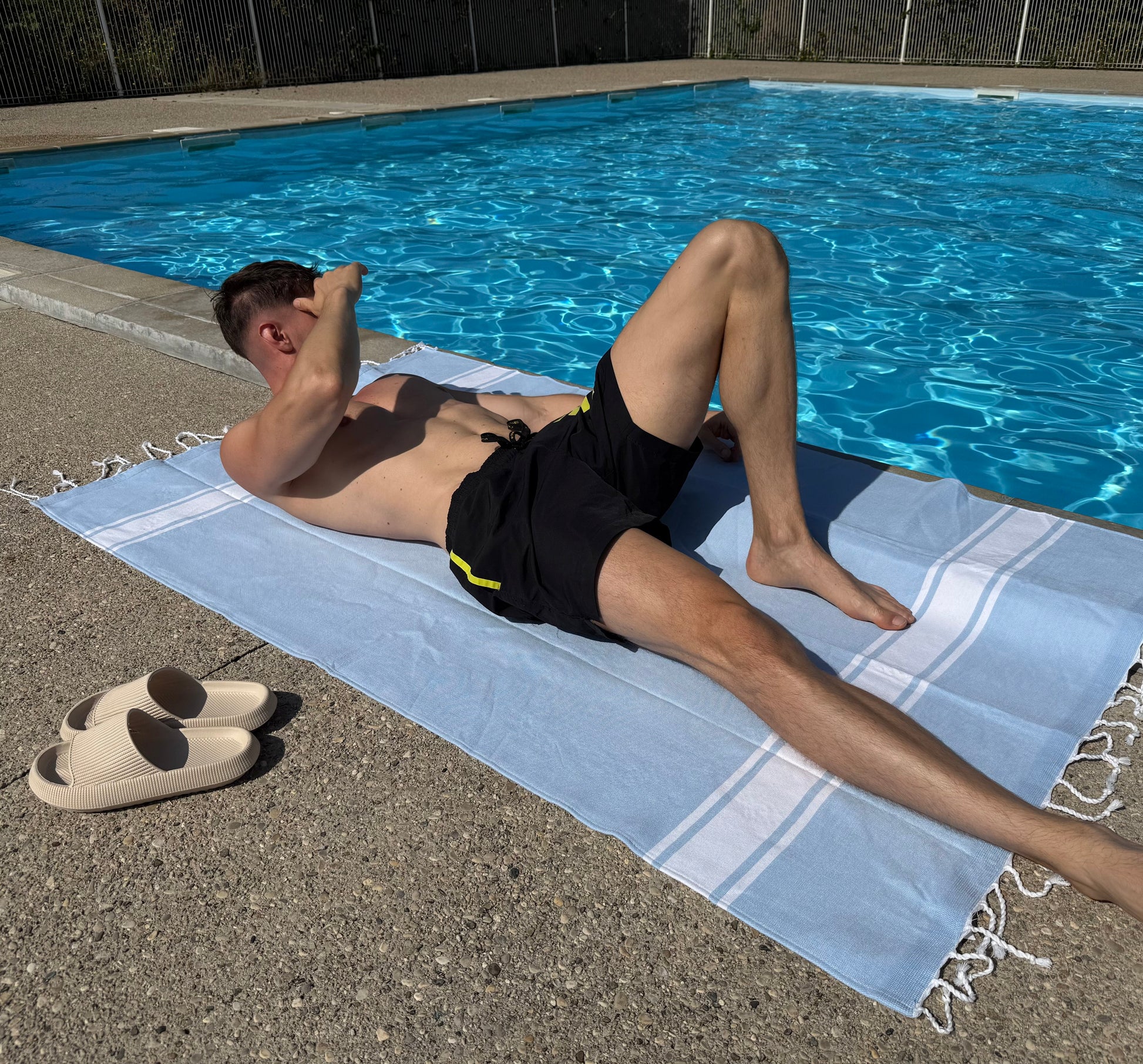 Fouta doublée éponge Toi d'abord